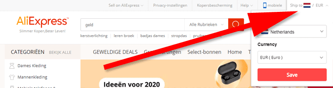 aliexpress ideal werkt niet oplossing 1