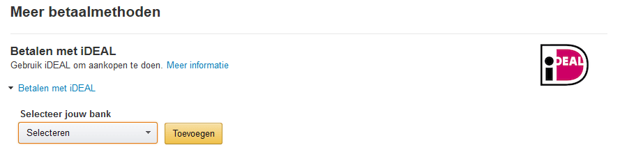amazon de ideal toevoegen