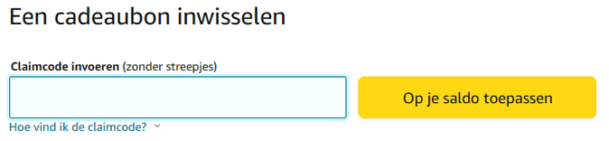 shopping tegoed inwisselen stap 4